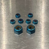 Blue anodized nut kit XX XXT