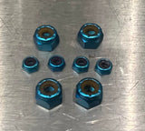 Blue anodized nut kit XX XXT