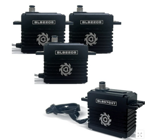 Torq BLSBE Combo - Brushless Fullsize Black Edition Servo Set