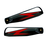 VULCAN ROTORS Precision Main Rotor Blades 716mm (RED)